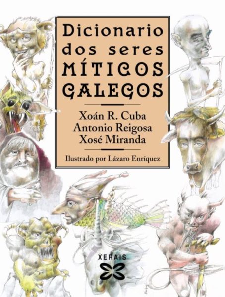 Capa do Dicionario de seres míticos galegos.